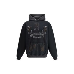 Represent Black Cotton Men's Sweatshirt